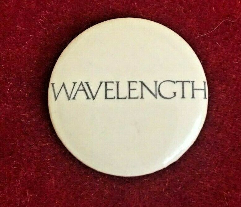 Van Morrison - "wavelength" - Warner Brothers  Promotional 1" Pin