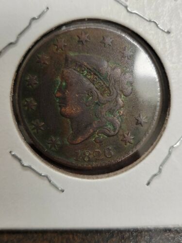 1826 Coronet Head Large Cent 1c Coin