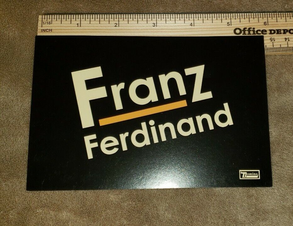 Franz Ferdinand 2 Sided Promo Postcard