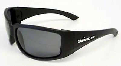 Bomber Floating Eyewear Tinted Safety Glasses Matteblack/smoke Stink-bomb #st103