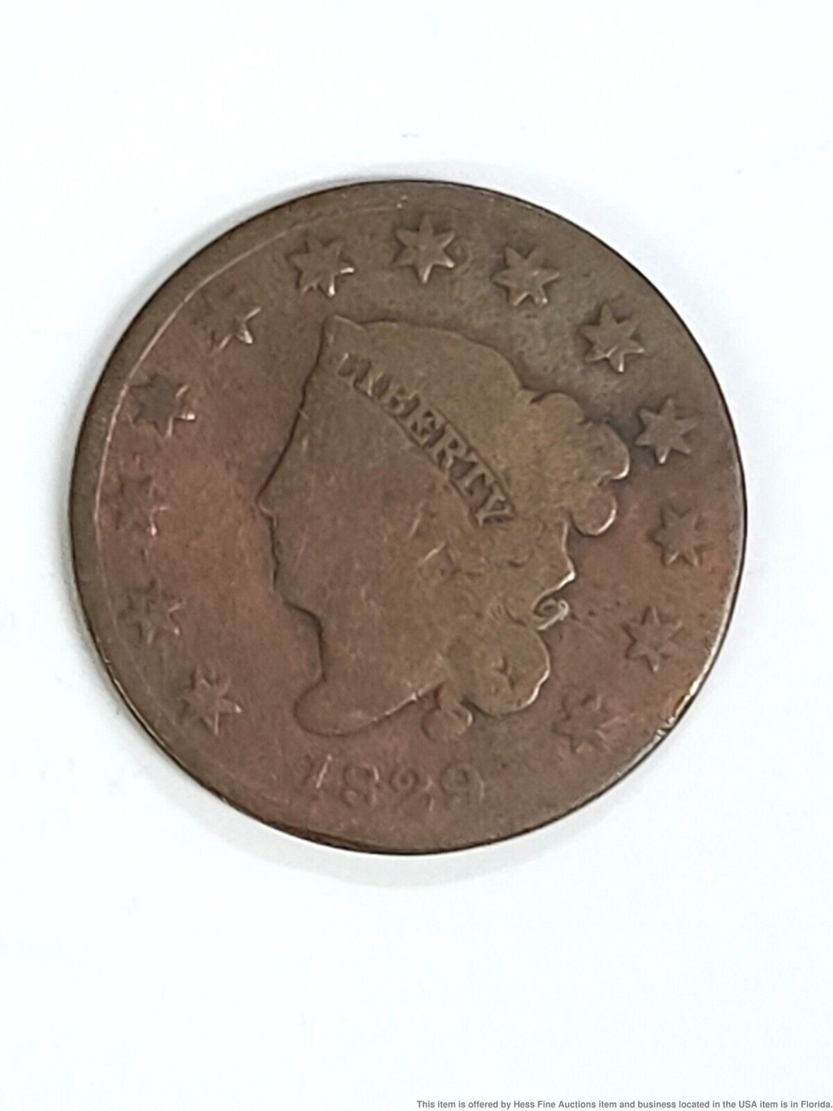 American Large Cent 1829
