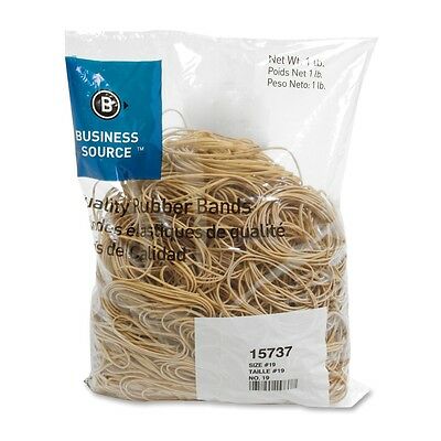Rubberbands Size 19, 3 1/2 X 1/8 X 1/32 Inches, Business Source, 15737 1 Pound